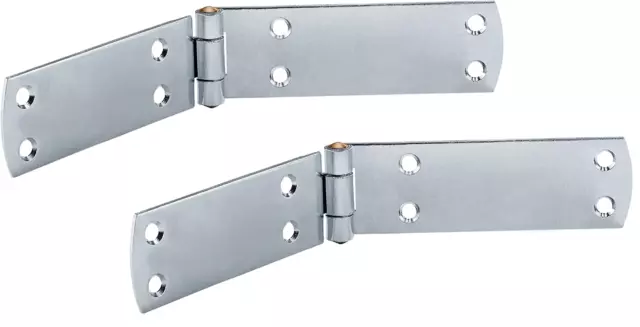 2x Cinta Cajas Bisagra para Atornillar Acero Bisagra Tor-Band Cinta de Pared