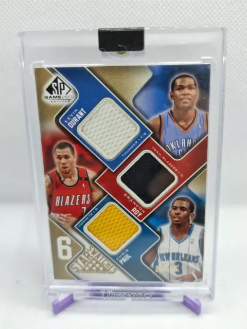 SP Game used  6 Star Swatches  lebron jersey number 1/1?  6x hall of fame stars 2