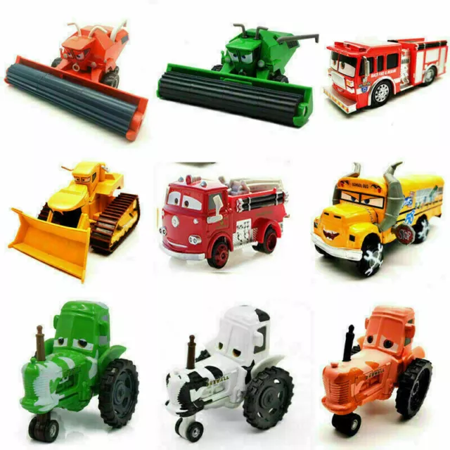 Disney Pixar Cars Frank & Tractor Diecast Toy Metal Model Car Kids Gifts Bithday