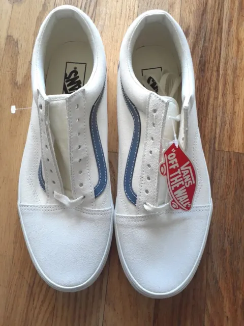 VANS Men's Old Skool 'Vintage White' Sneaker Shoe Size 10.5 New No Box
