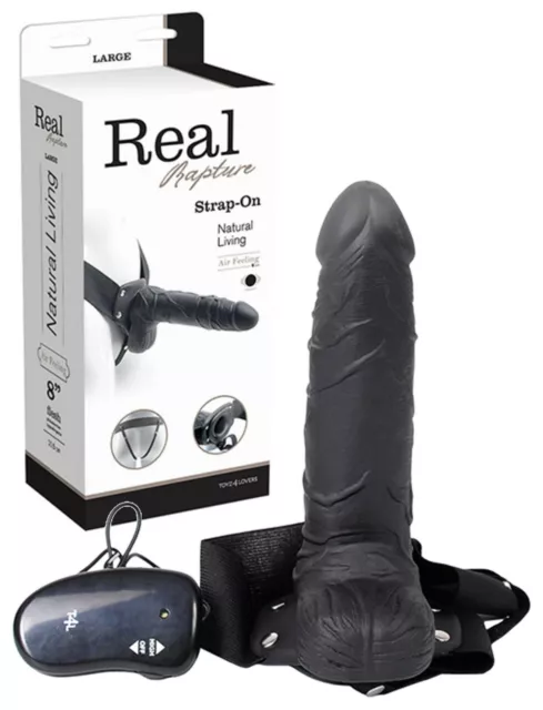 Vibratore vaginale indossabile cavo fallo vibrante realistico anale strap on