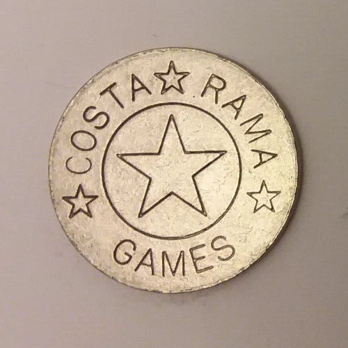 COSTA RAMA GAMES Arcade Dan Pienaar, Bloemfontein South Africa Token