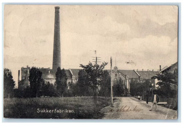 c1910 The Sugar Factory Building in Copenhagen Denmark Posted Antique Postcard