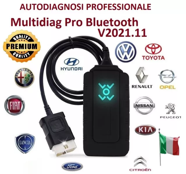 ⭐Diagnosi Autodiagnosi Multimarca Professionale Multidiag Pro Auto Camion⭐