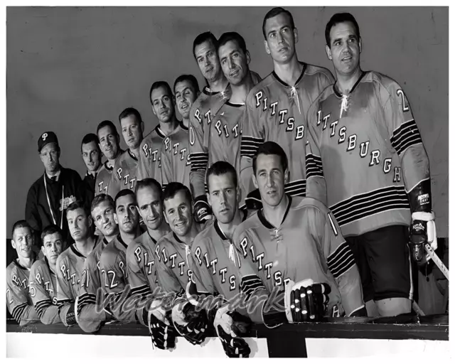 Ab Mcdonald Jersey - Pittsburgh Penguins 1967 Away Vintage NHL