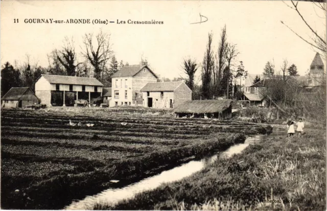 CPA AK GOURNAY-sur-ARONDE OISE - Les Cressonnieres (424282)