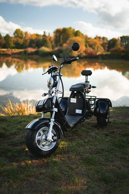 E Scooter 2000 Watt Mit Straßenzulassung E-SCOOTER COCO TRIKE Bike bis zu 50 KM/H 60V 2000 Watt mit Stra