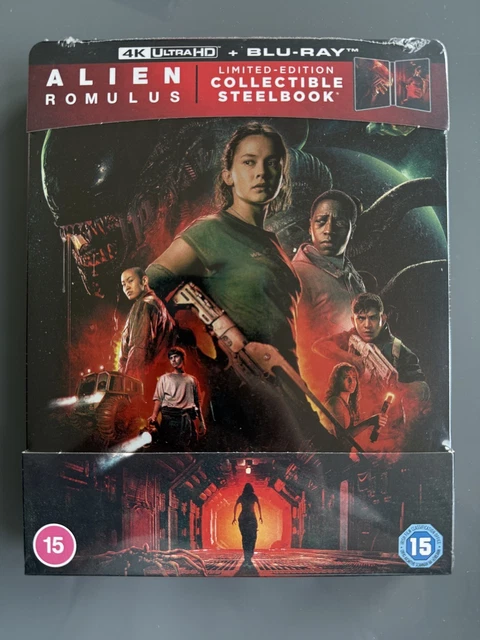 ALIEN ROMULUS : 4K Ultra UHD + Blu-ray 🇬🇧 UK STEELBOOK Limited Edition ...
