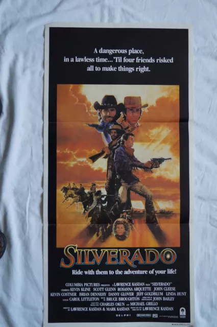 Silverado. - Rare & Collectable Day Bill Movie Poster 2