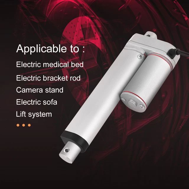 Linearantrieb 6000N, 230mm Hub, 24V DC - Elektrischer Linearmotor Für Möbel, Autos & Industrie