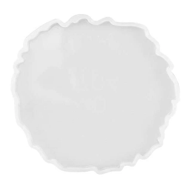 novia silicona hágalo usted mismo gel gota de cristal pegamento epoxi molde taza de montaña rusa irregular
