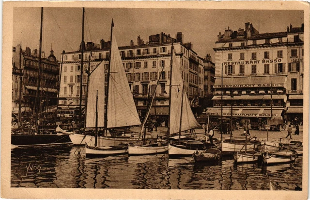 CPA MARSEILLE A corner of the old port restaurant bass (403632)