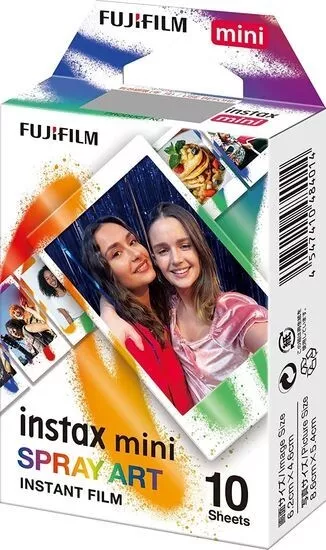 FUJIFILM INSTAX mini Film SPRAY ART  1 Film  für 10 Fotos  MHD 09/2024