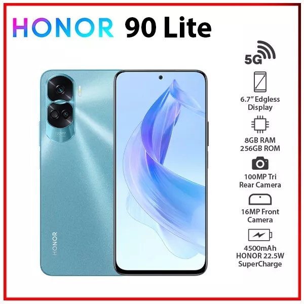 Honor 90 Lite Dual Sim – 256GB, 8GB RAM, 5G - Dubai Phone