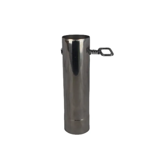 Tubo de humo duradero tubo de horno 60 mm antiescenas acero inoxidable extractor de horno de leña