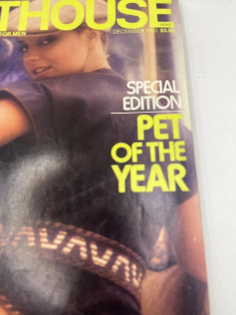 PENTHOUSE MAGAZINE DECEMBER 1983 Miss Lisa Schultz Pet Of The Year