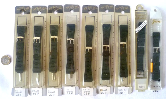 Bracelet De Montre Original CASIO En Caoutchouc Pour Plongée - Largeur 1.7 Cm, Réf. 268 A1 G, Occasion