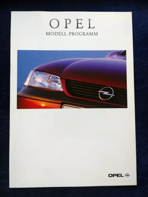 Opel Programm Prospekt 1997 Corsa Astra Vectra Calibra Tigra Omega Sintra