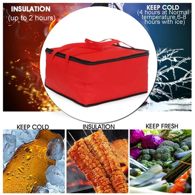 Pizza Insulated Bag Picnic Portable Food Storage Thermal Bag Delivery 2022 P6W6