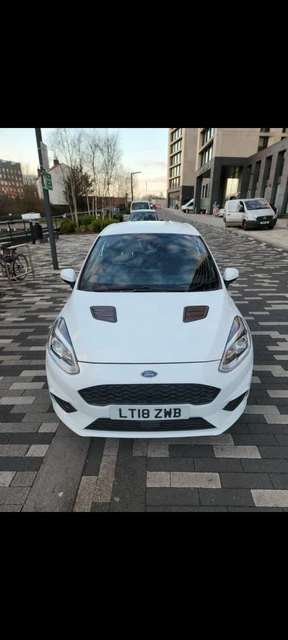 FORD FIESTA 2018 18k ST-LINE TURBO 1.0L ECOBOOST WHITE AUCTION