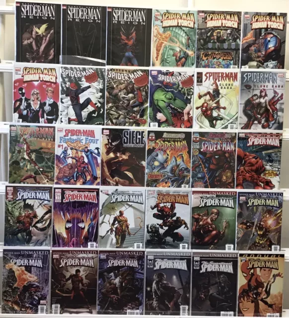 Marvel comics Spider-Man Comic Book Lot Of 30