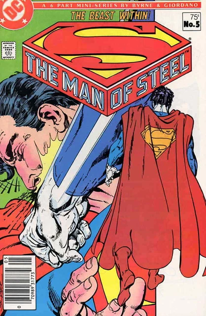 Man of Steel, The (Mini-Series) #5 VF; DC | Superman - John Byrne - we combine s