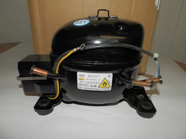 REFRIGERATION COMPRESSOR QD35Y R600a No 1832550 EUR 57,73 - PicClick IT