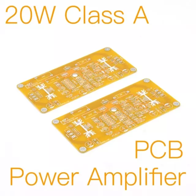 1 paire de carte PCB d'amplificateur de puissance classe A 20 W