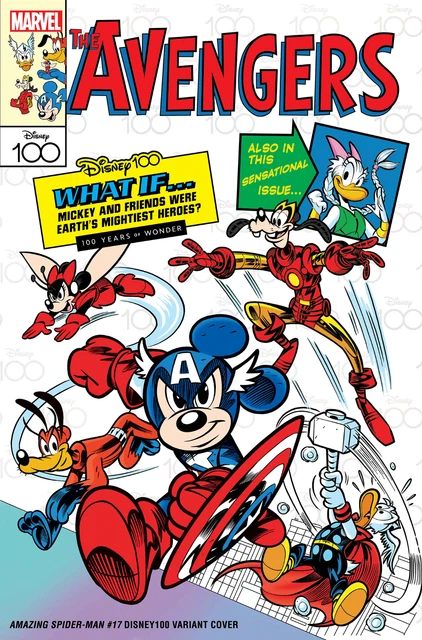Amazing Spider-Man 17 Nm Pastrovicchio Disney100 Mickey Mouse What If? Variant
