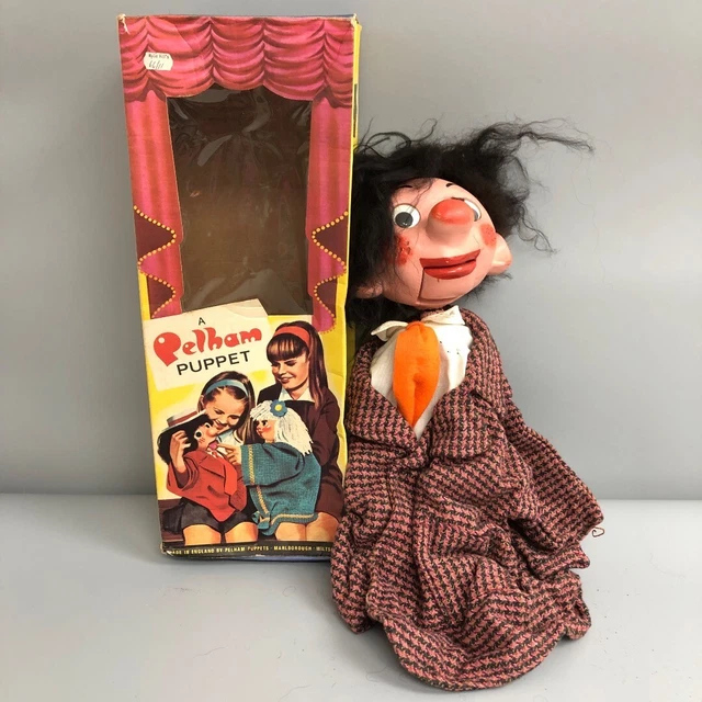 PELHAM PUPPET LARGE Supy Ventriloquial Ventriloquist Original Box Vintage CP £16.00 PicClick UK