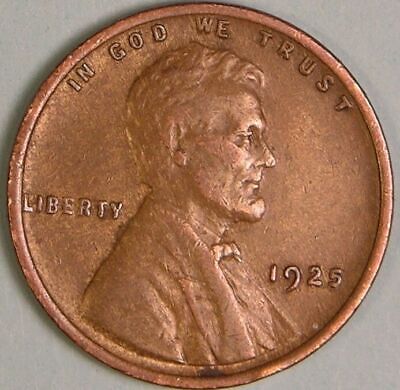 1925 Lincoln Wheat Penny - G/VG