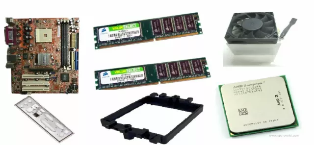 scheda madre Foxconn Winfast D33321 Rev :1.3 760GXK8MC + AMD SEMPRON +2GB ram