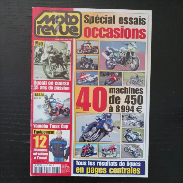 MOTO REVUE 3525 YAMAHA 500 Tmax cup histoire DUCATI Guide Occasion 2002