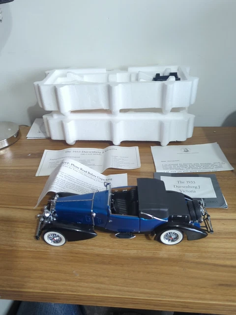 Franklin Mint 1/24 Duesenberg J Derham Tourster - Marron/Beige - Collection