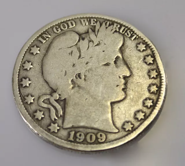 Barber Half Dollar aus den USA von 1909