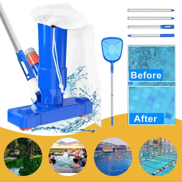 Pool Cleaning Kit Spa Swimming Pool Vacuum Pond Vacuum Head Pool Maintenance Kit