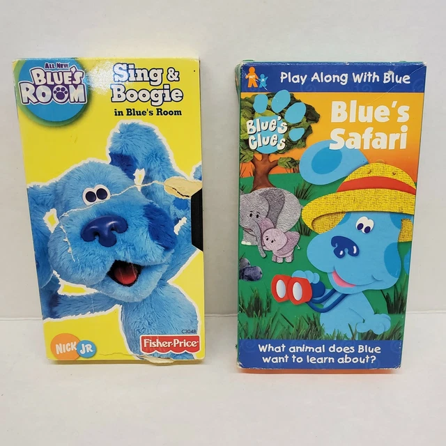 2 Blues Clues Play Along With Blue Blue’s Safari and Sing & Boogie VHS Tapes 2 Blues Clues Play Along With Blue Blue’s Safari and Sing & Boogie VHS Tapes