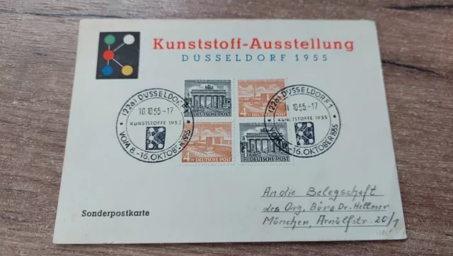 BERLIN - Kunststoff Ausstellung Düsseldorf 1955