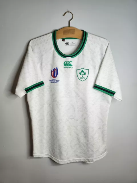 Ireland Rugby 2023 Shirt Kit Jersey Top Tee White World Cup France Canterbury M