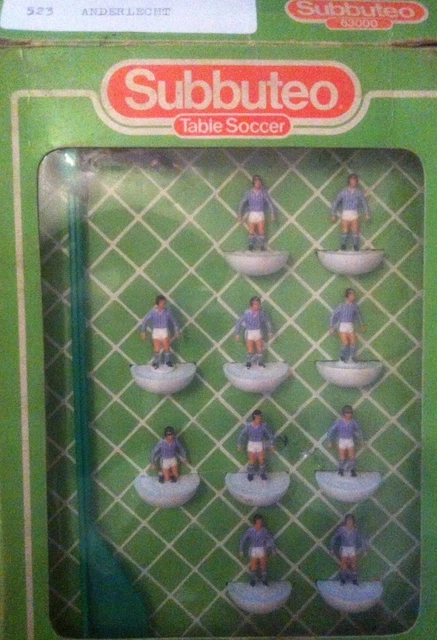 Équipe Subbuteo Anderlecht – Réf 523 – Football De Table Vintage (Occasion)