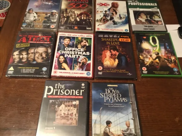 Dvd Joblot Bundle X10 Titles Mixed Collection All Brand New