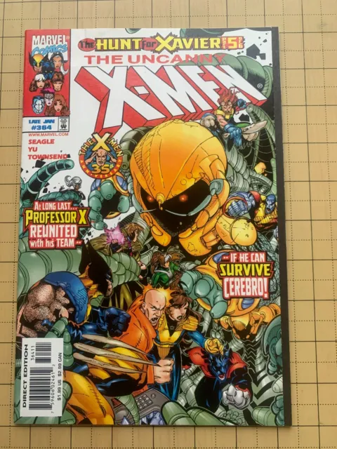 Uncanny X-Men #364 - THE HUNT FOR XAVIER - Part Five of Six (Marvel LT Jan 1999)