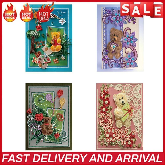 5D DIY Partial Drill Special Shape Cartoon Rhinestone Diamond Drawing for Home