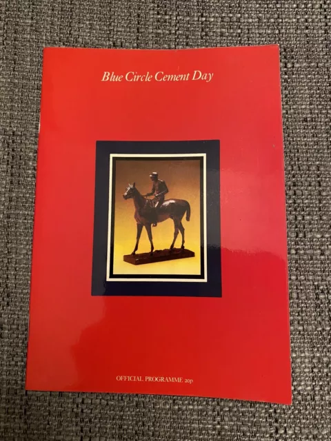 Ascot Race Card “Blue Circle Cement Day” January 14th 1978 Excellent Condition