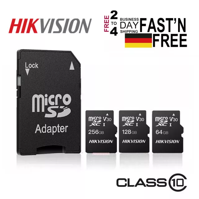 2/5/10x micro SD Speicherkarte 32GB 64GB 128GB 256GB memory card Karte + Adapter