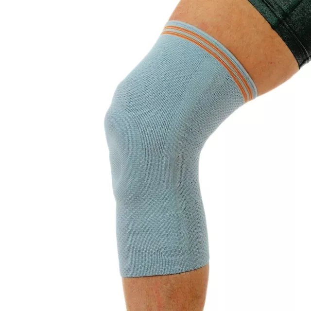 NeoPhysio Adjustable 3D Knitted Compression Knee Support with Gel Pad & 2 Stays