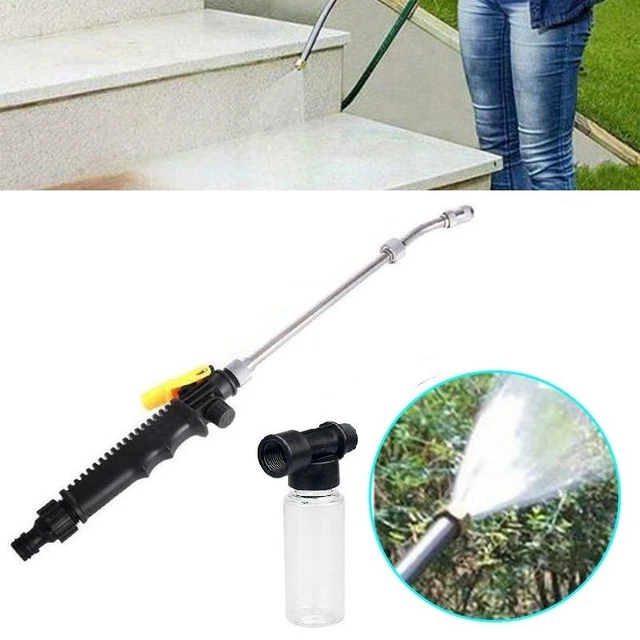 Garten Auto Unterlegscheibe Spray Power Hochdruck Wasser Lance Schlauch Düse Jet