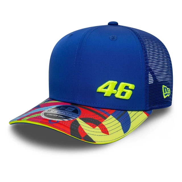 Casquette Courbée Jaune Et Noire Snapback Valentino Rossi VR46 9FORTY All Over Print De Motogp De New Era Casquette Courbée Jaune Et Noire Snapback Valentino Rossi VR46 9FORTY All Over Print De Motogp De New Era