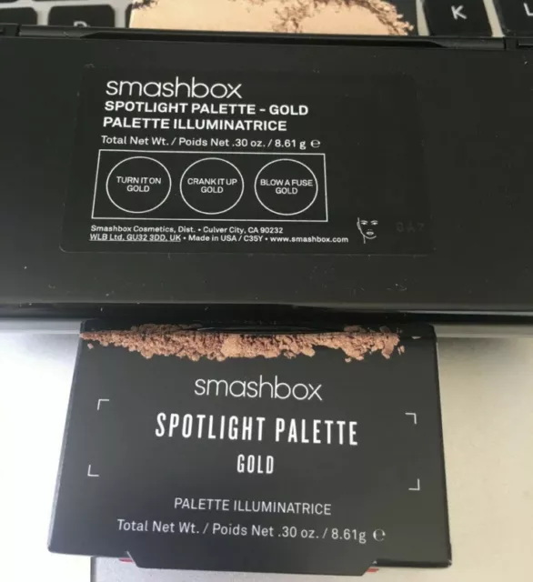 Smashbox Scheinwerfer Palette, Gold, 8.9ml/8.6 G Nib 3 Highlighter Farbtöne 3