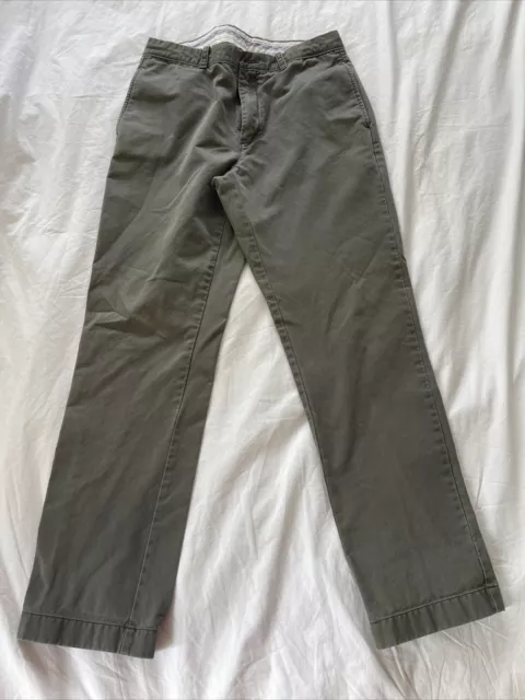 J. Crew Essential Grey Chino Twill 100% Cotton 32 X 32 1040 Style